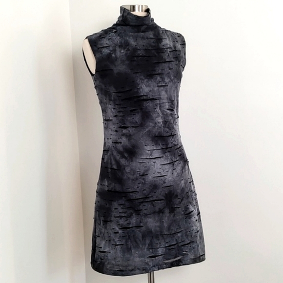 Kay Oss Knit Mock Turtle Neck/ Sleeveless Midi Dress/Size M - Picture 1 of 10